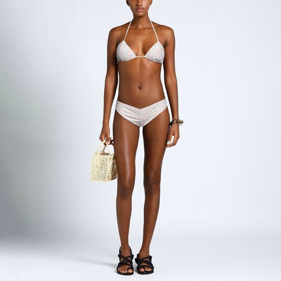 WIKINI Light green and pink flowers Bikini - Picture 2 of 10